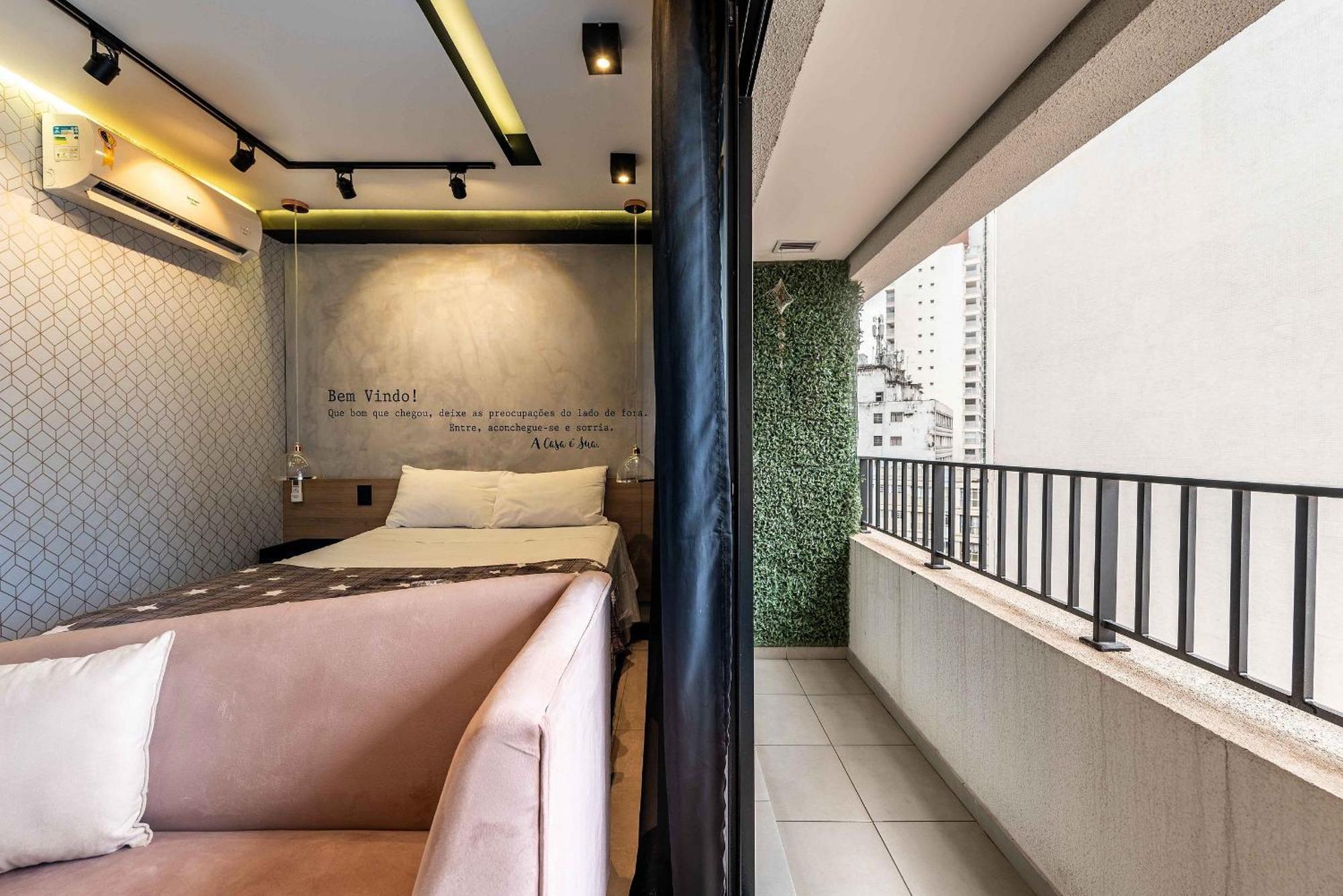 Ms906 Studio Aconchegante Na Bela Vista Com Vaga São Paulo Exteriér fotografie