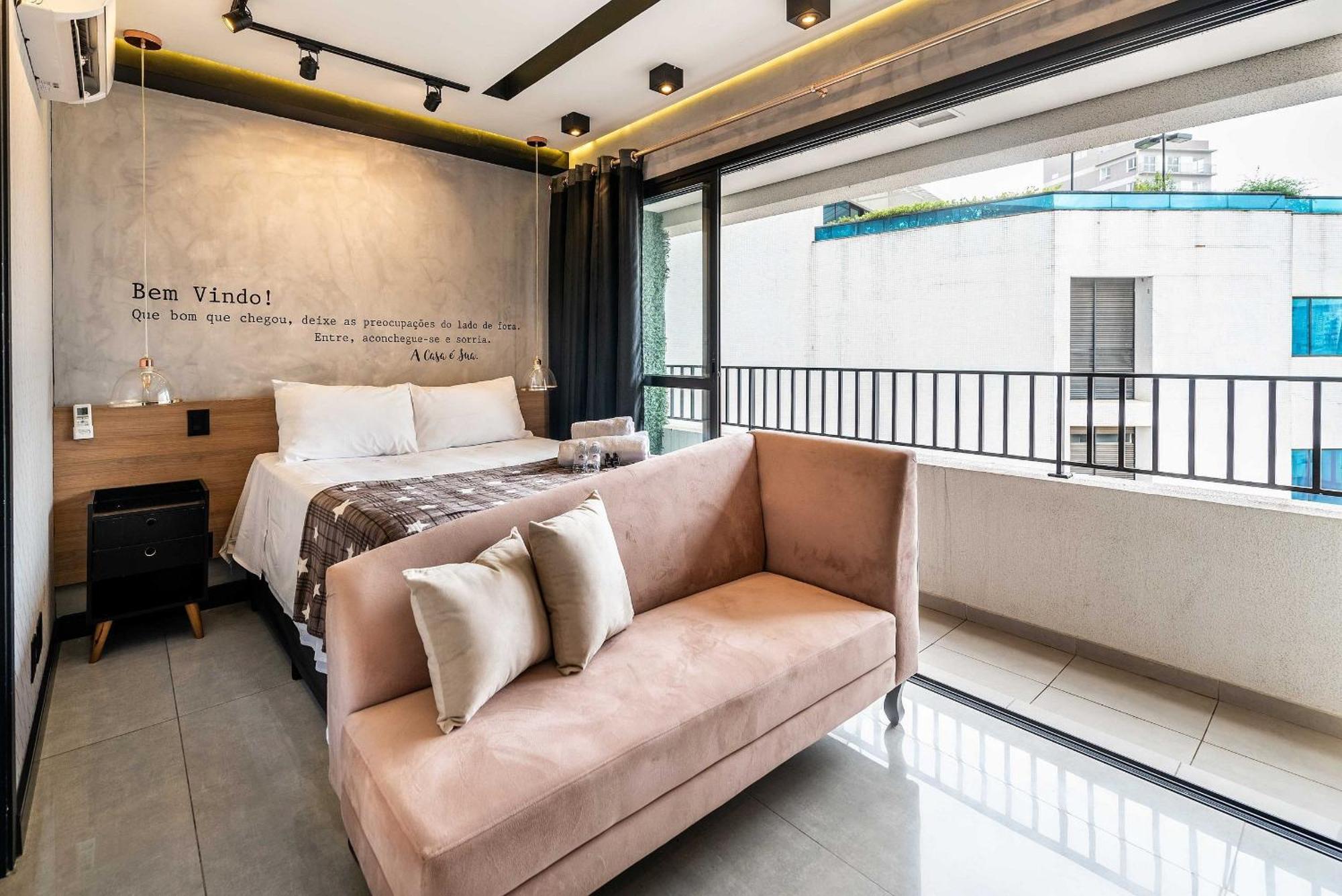 Ms906 Studio Aconchegante Na Bela Vista Com Vaga São Paulo Exteriér fotografie